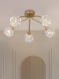 Searchlight Gold 5 light flush ceiling light (British brand)
