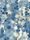 Ohpopsi Pale Teal Blossom Wallpaper Sample A4