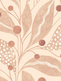 Ohpopsi Russet Berry Dot Soft Sage Wallpaper Sample A4