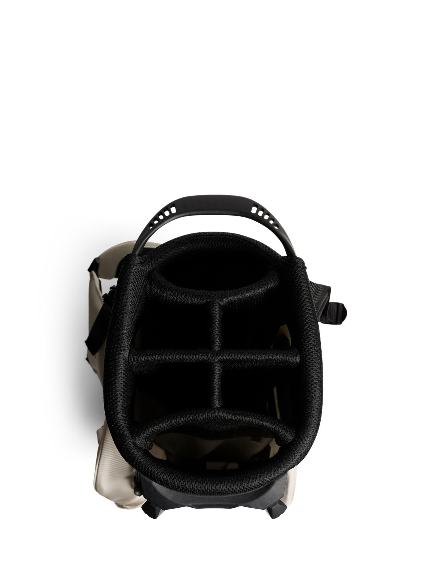 J.Lindeberg cream flare golf bag, imported from the UK