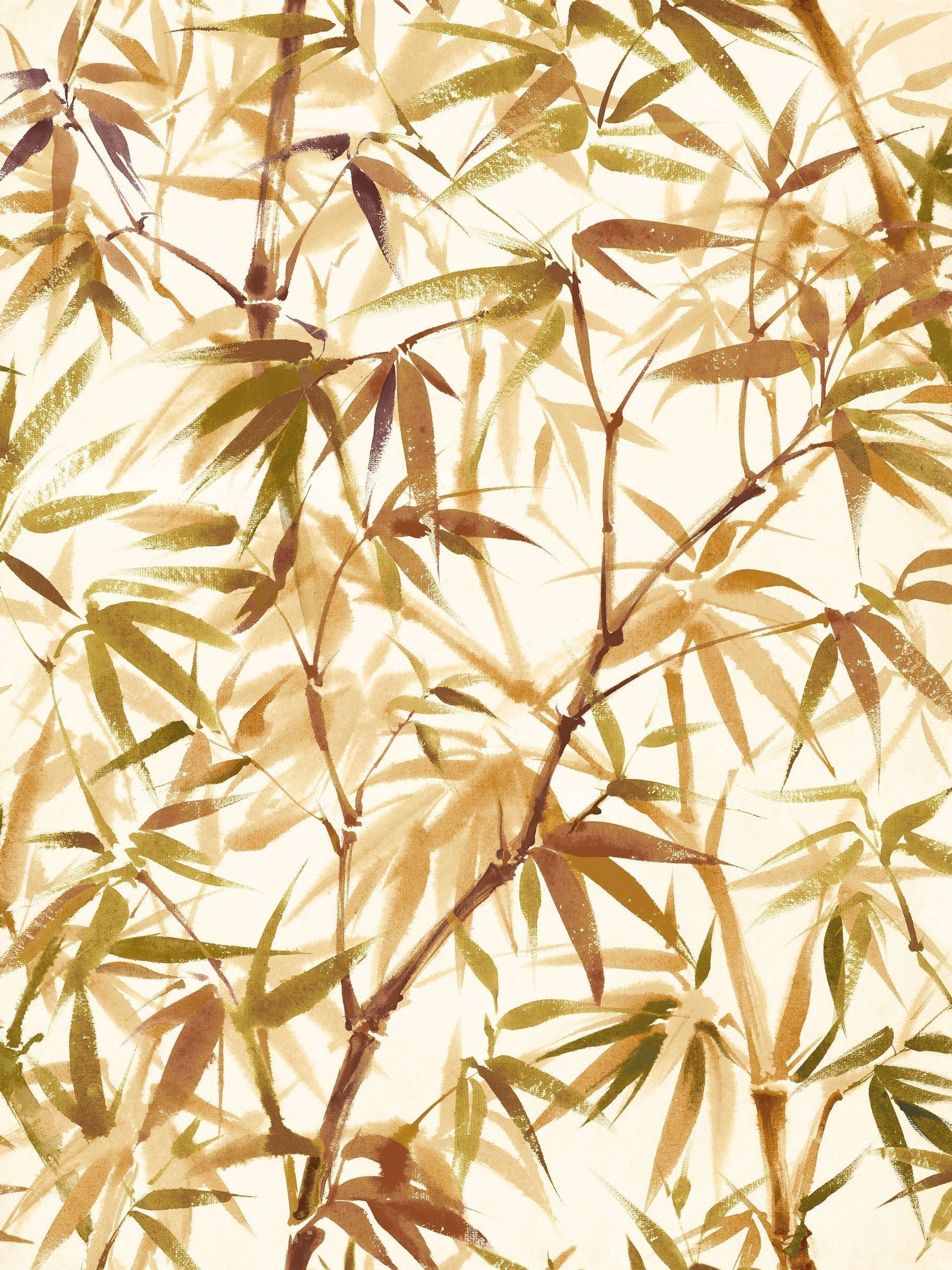 Ohpopsi Sapphire Shadow Bamboo Willow A4 Wallpaper Sample