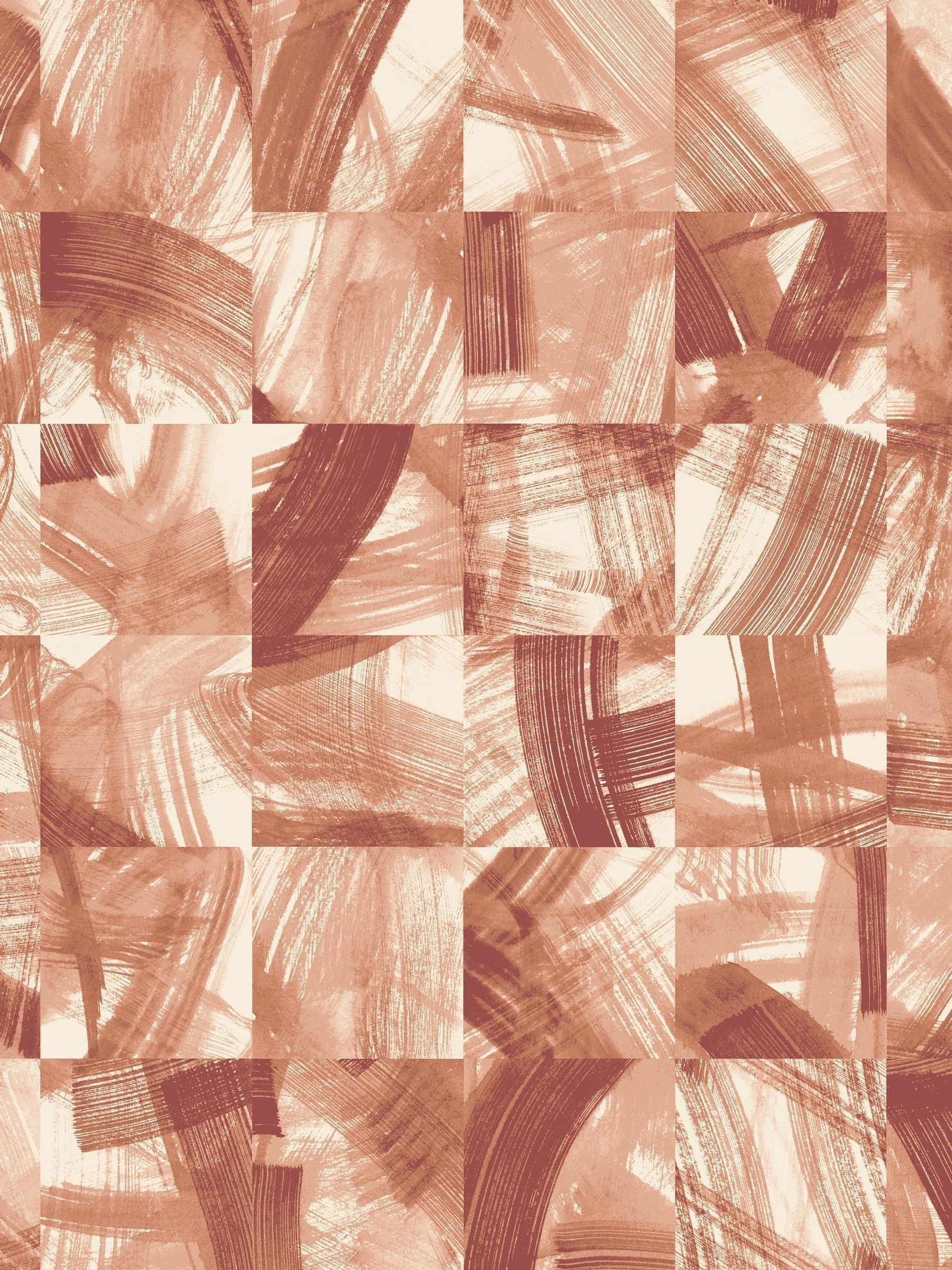 Ohpopsi Maku Seashell wallpaper sample electric blue A4, imported from the UK