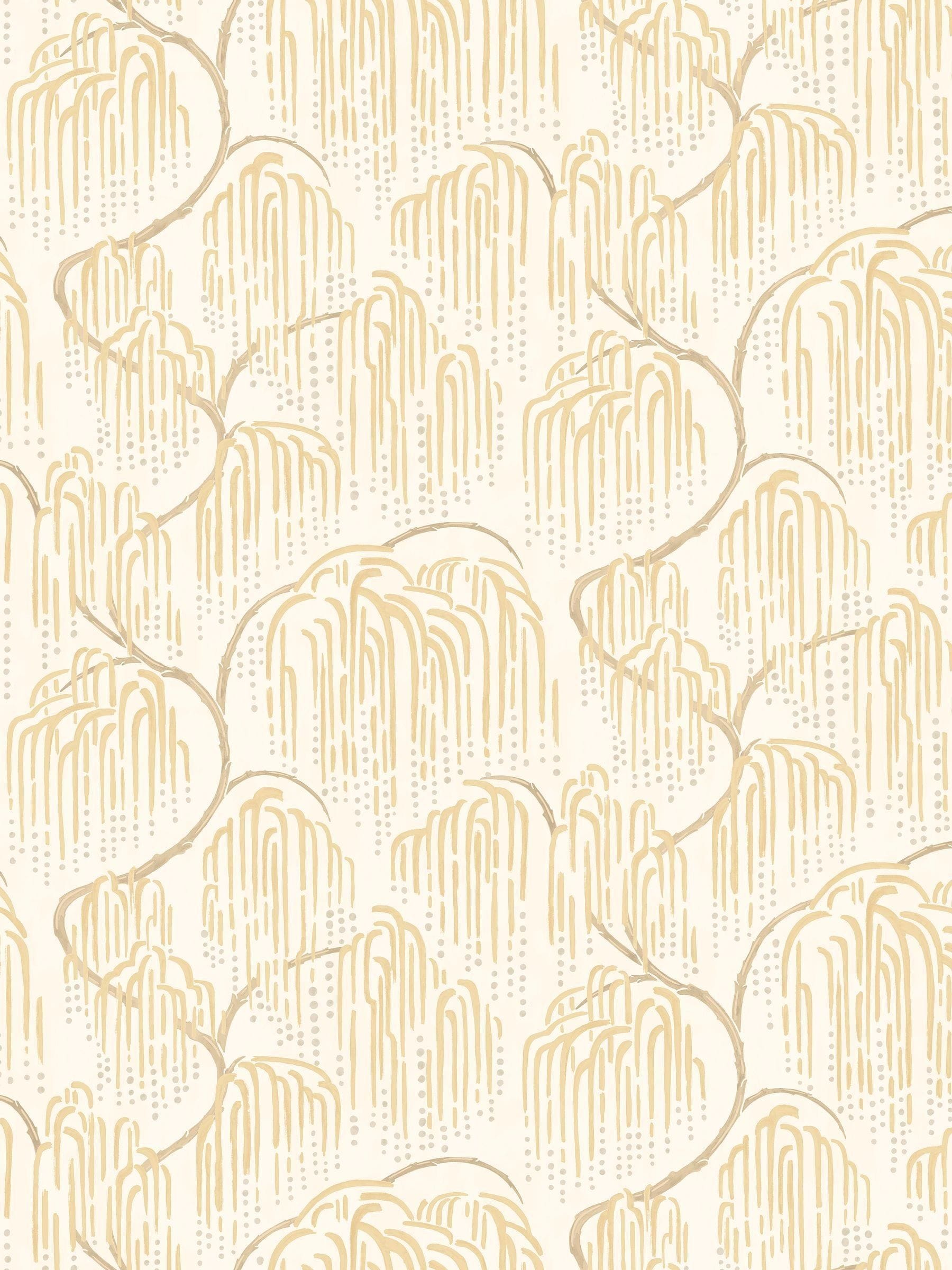 Ohpopsi wallpaper sample Buttercream Shizu A4, imported from the UK