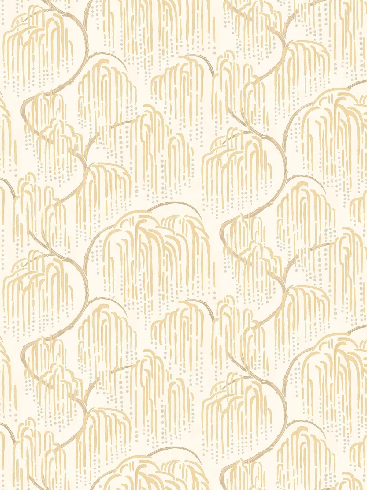 Ohpopsi wallpaper sample Buttercream Shizu A4, imported from the UK