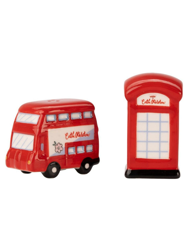 Cath Kidston Red London Town salt and pepper shakers, UK version