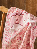 Cath Kidston pink Spitalfields silk apron one size - British product