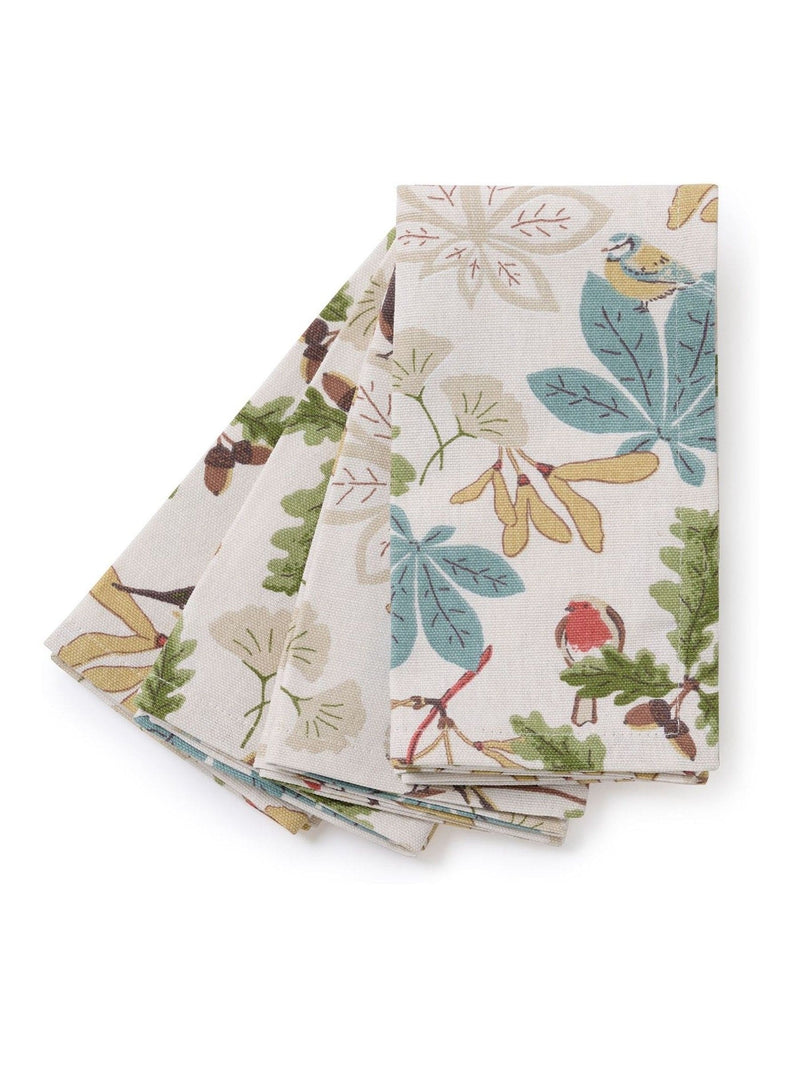 Sophie Allport Orchard Birds napkins set of 4 41cm - British product