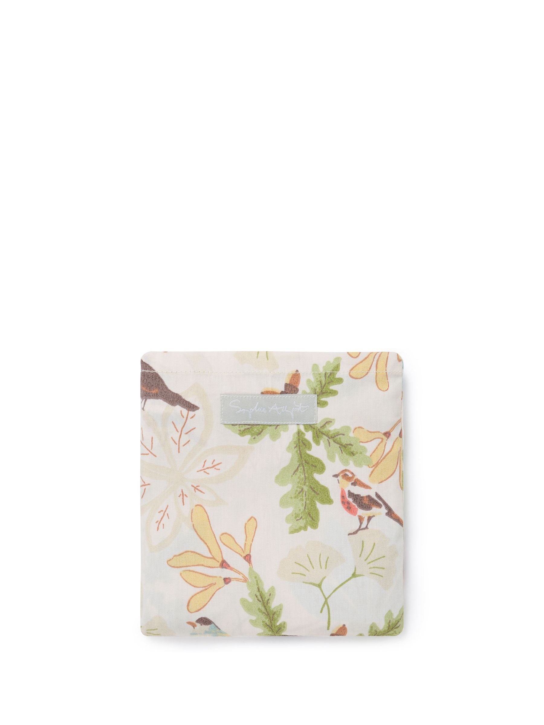 Sophie Allport cream Orchard Birds folding shopping bag, imported from the UK