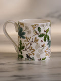 Sophie Allport White Large Orchard Birds mug 425ml, imported from the UK
