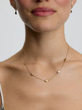 D.LOUISE gold tone bubble heart multi necklace, imported from the UK