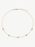 D.LOUISE gold tone bubble heart multi necklace, imported from the UK