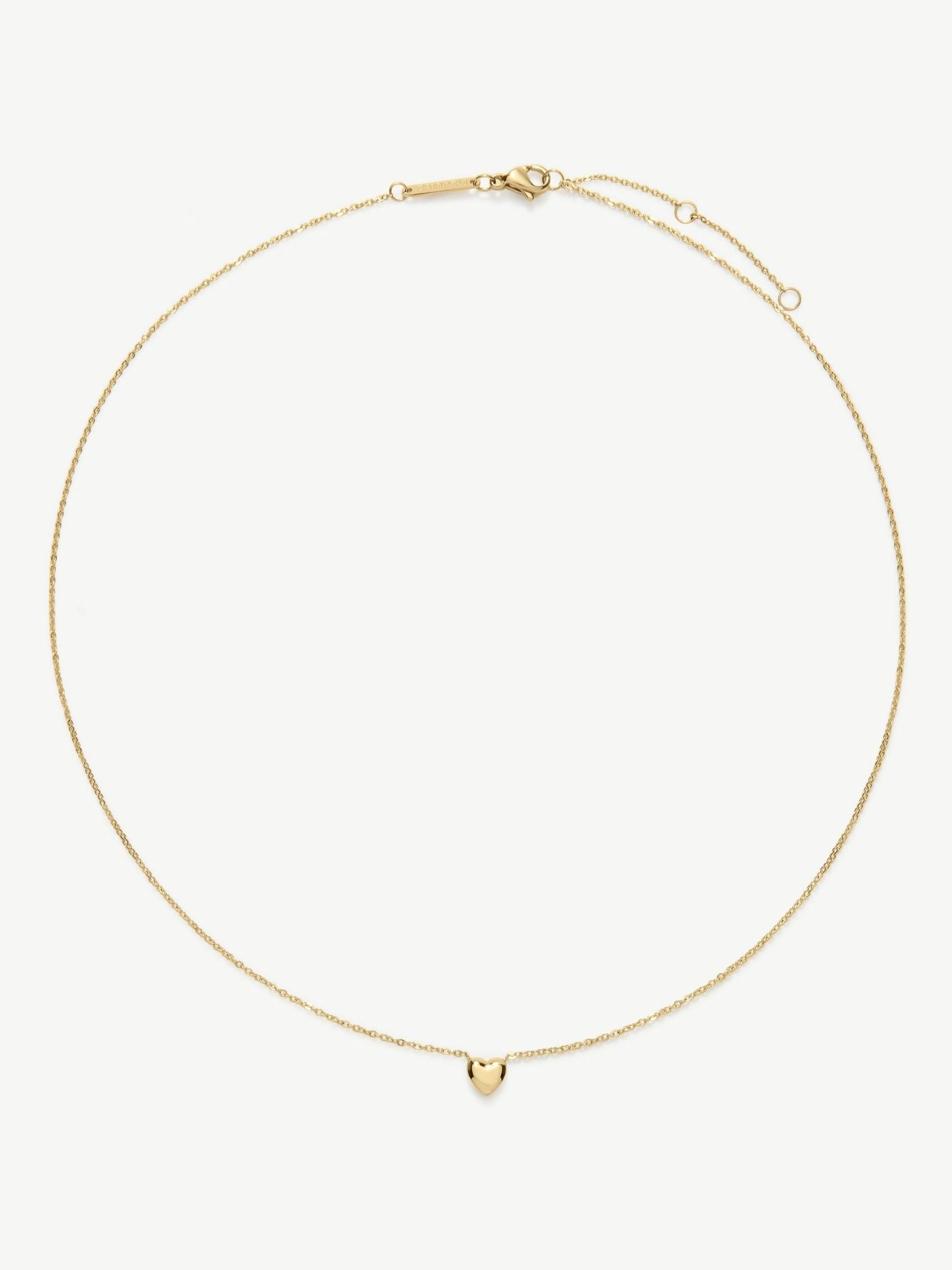 D.LOUISE gold tone mini heart necklace - British product