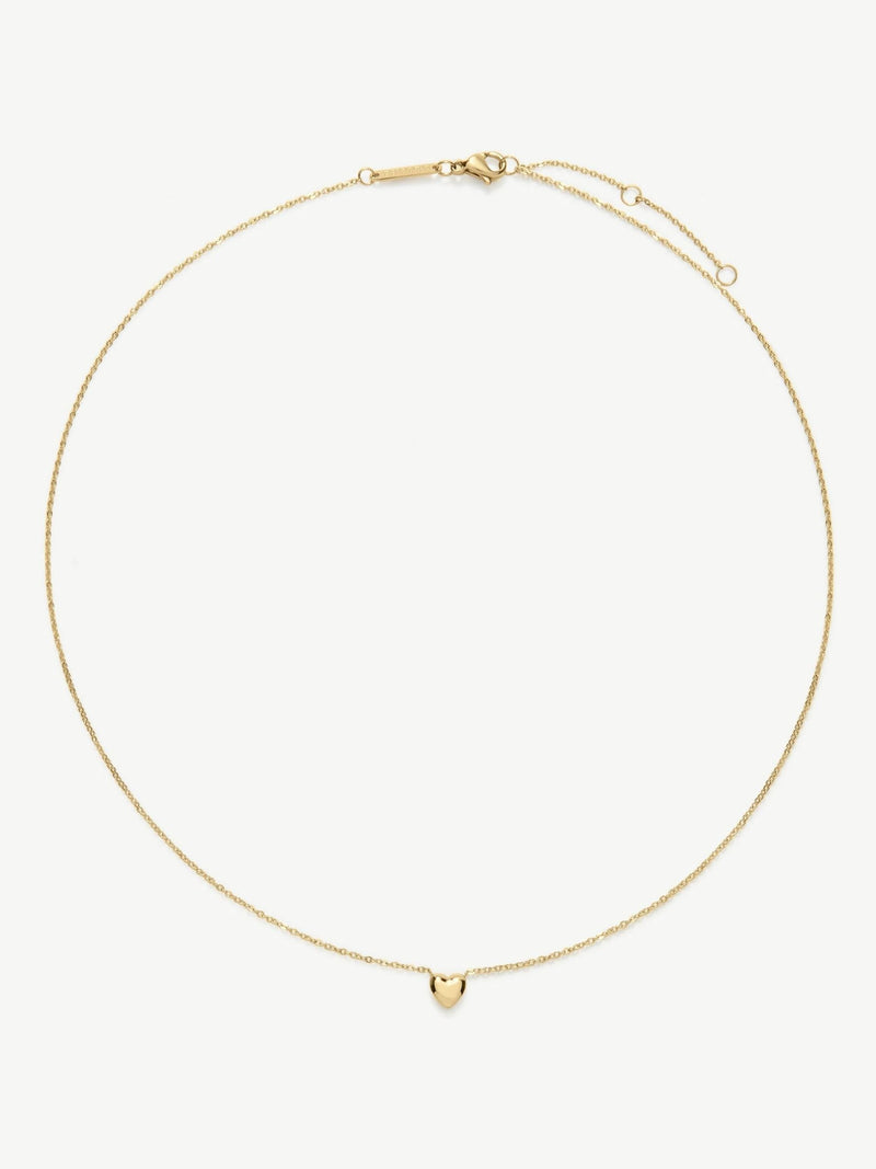 D.LOUISE gold tone mini heart necklace - British product