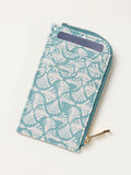 FatFace green shell printed card holder, imported from the UK