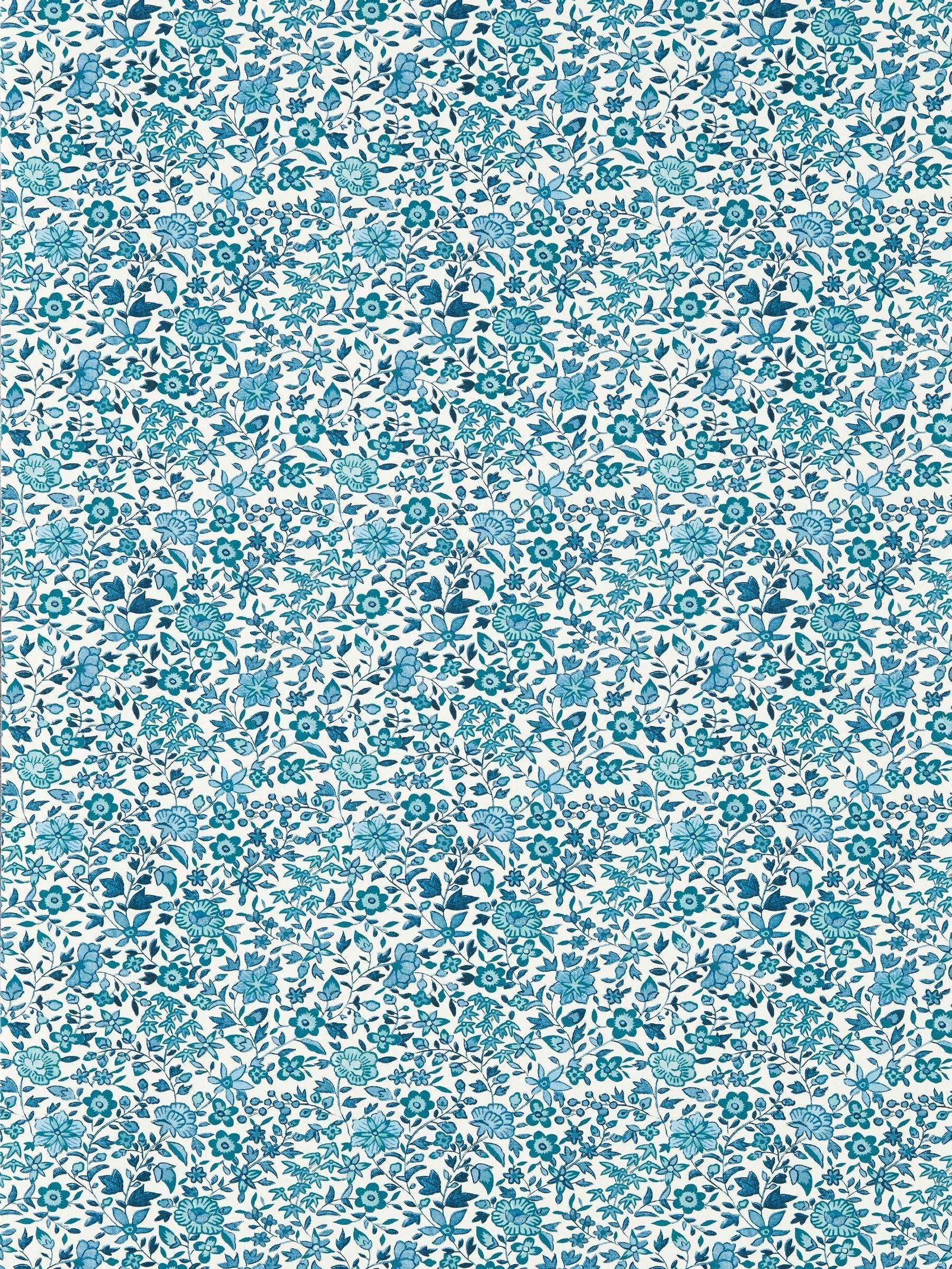 Clarke and Clarke wallpaper Cobalt Gamthi Indira 10M, imported from the UK