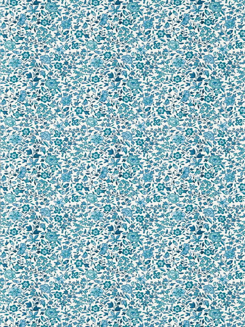 Clarke and Clarke wallpaper Cobalt Gamthi Indira 10M, imported from the UK