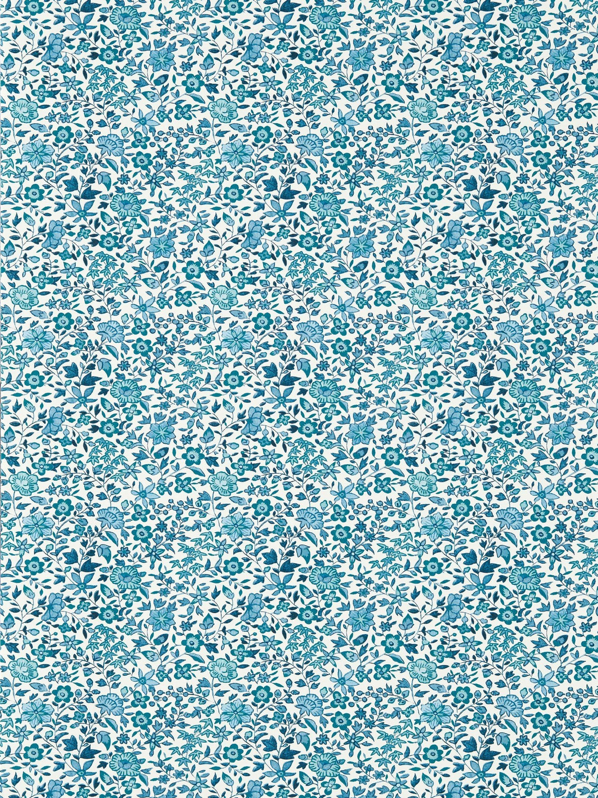 Clarke and Clarke wallpaper Cobalt Gamthi Indira 10M, imported from the UK