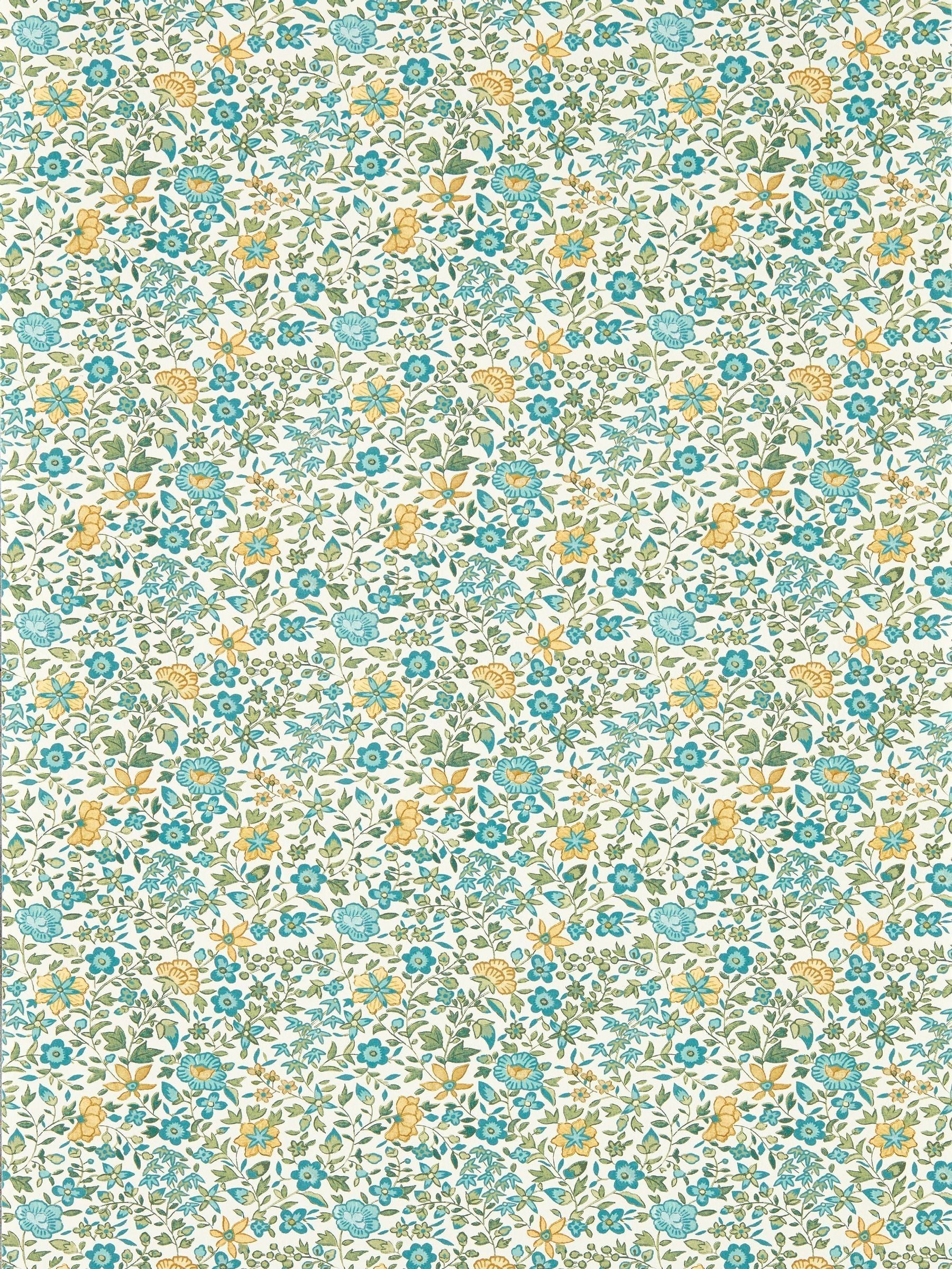 Clarke and Clarke Cobalt Gamthi Indira 10m Wallpaper