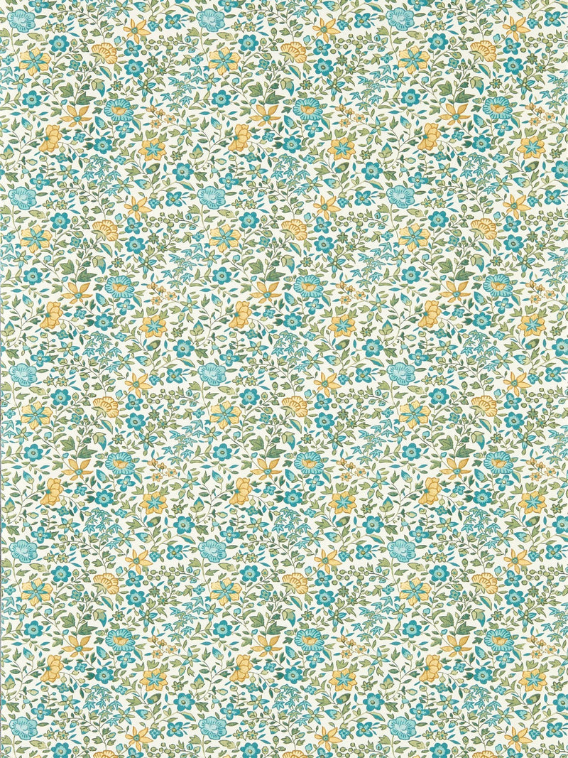 Clarke and Clarke Cobalt Gamthi Indira 10m Wallpaper