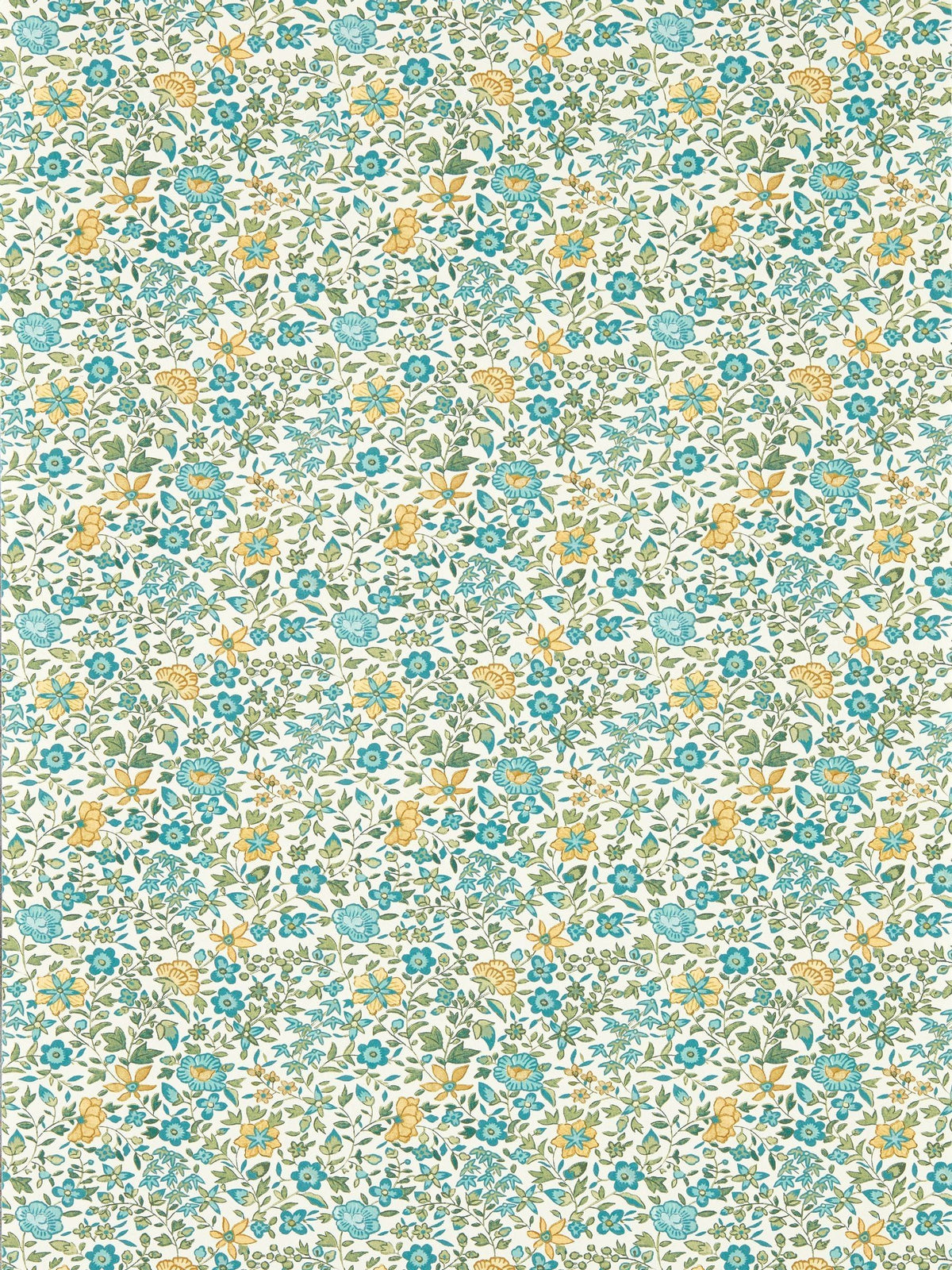 Clarke and Clarke Cobalt Gamthi Indira 10m Wallpaper