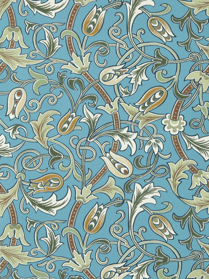 Morris & Co Scrolling Tulip wallpaper 10m roll, imported from the UK