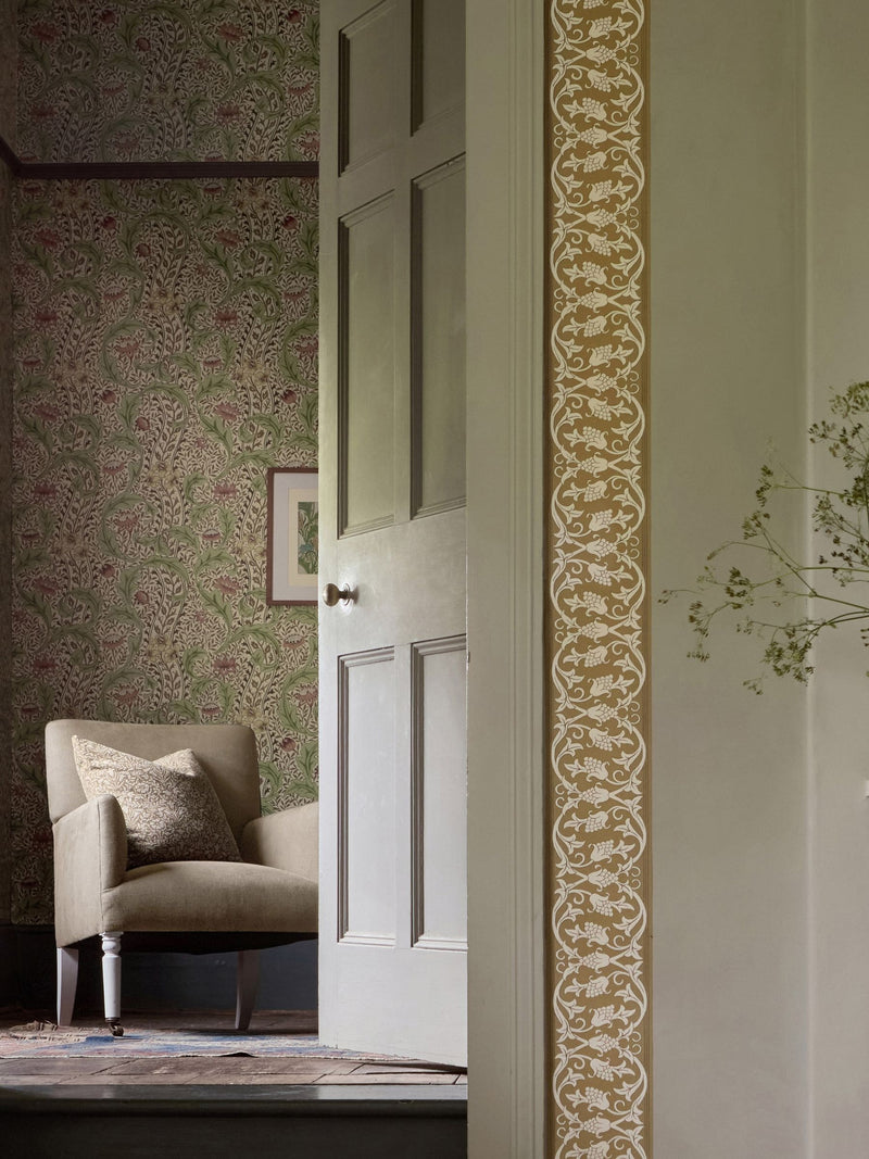 Morris & Co St John's border wallpaper 10M, imported from the UK