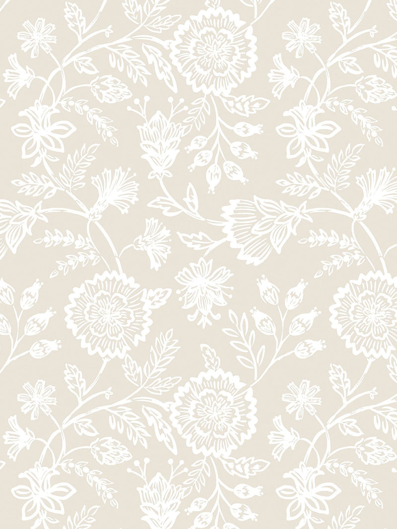 Hoopla Walls Bone Evelyn Trail Bone 10M Wallpaper