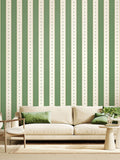Hoopla Walls wallpaper Forest Decorative Stripe Linen 10M, UK version