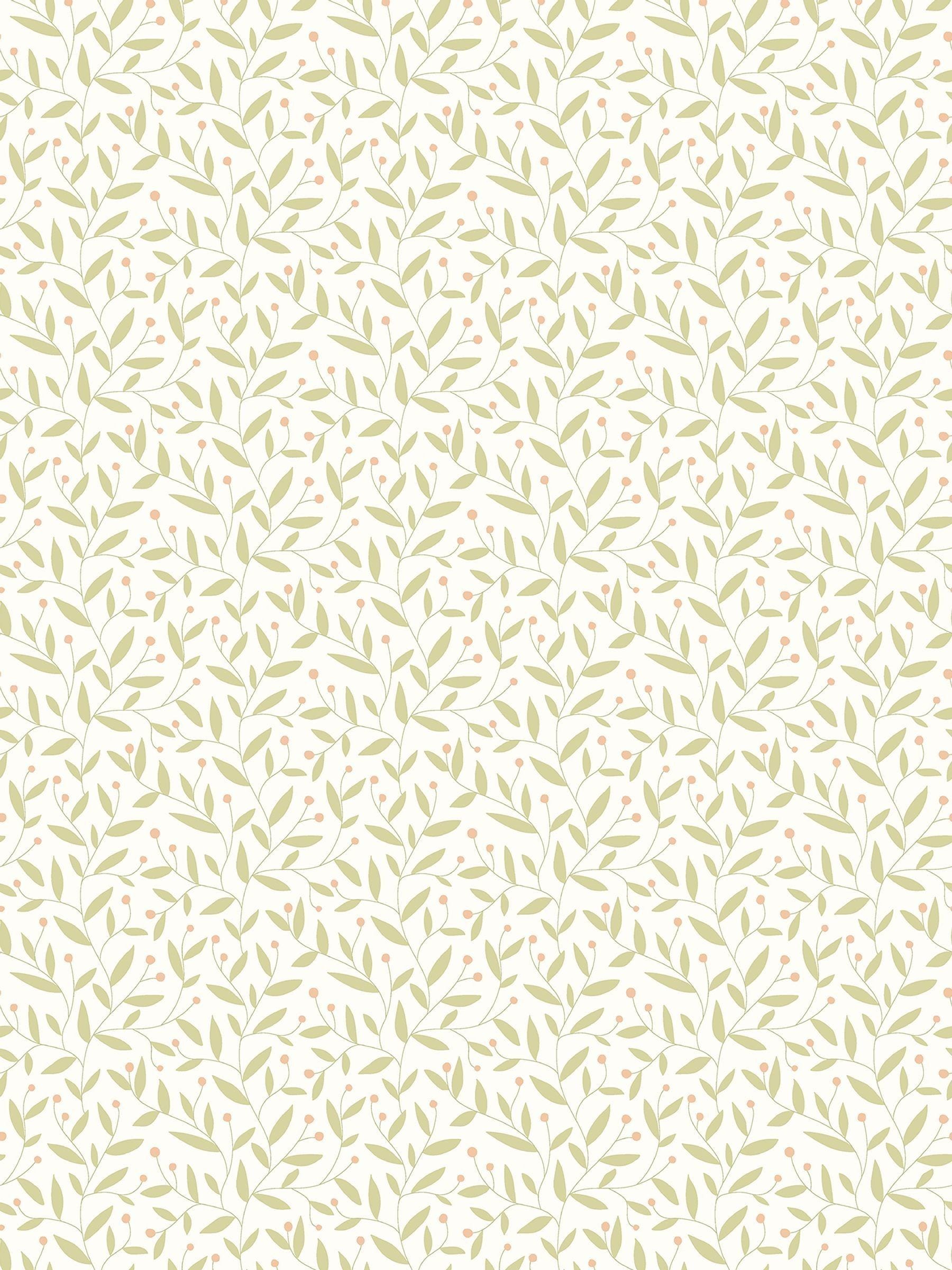 Hoopla Walls Sage Dotty Vine 10M Wallpaper