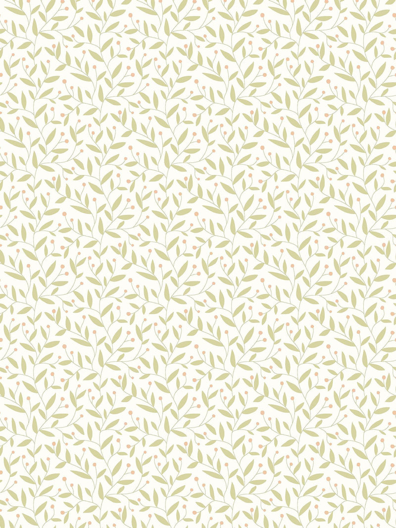 Hoopla Walls Sage Dotty Vine 10M Wallpaper