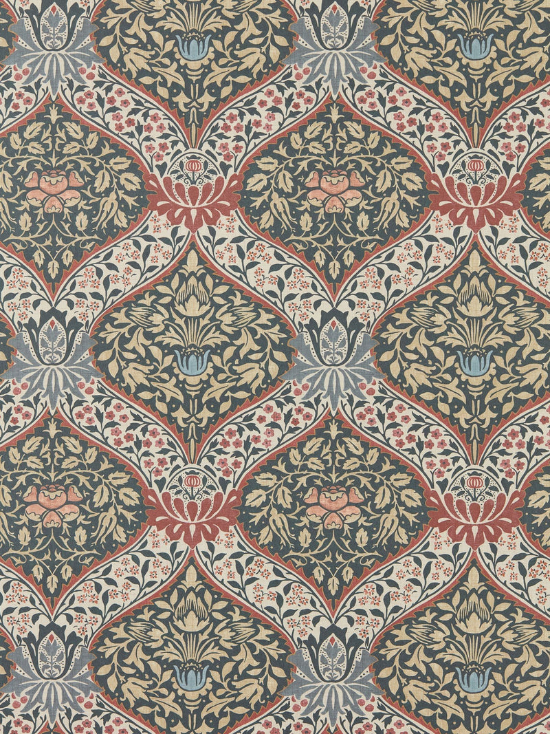 Morris & Co Norbury SlateMadder wallpaper 10M (British brand)