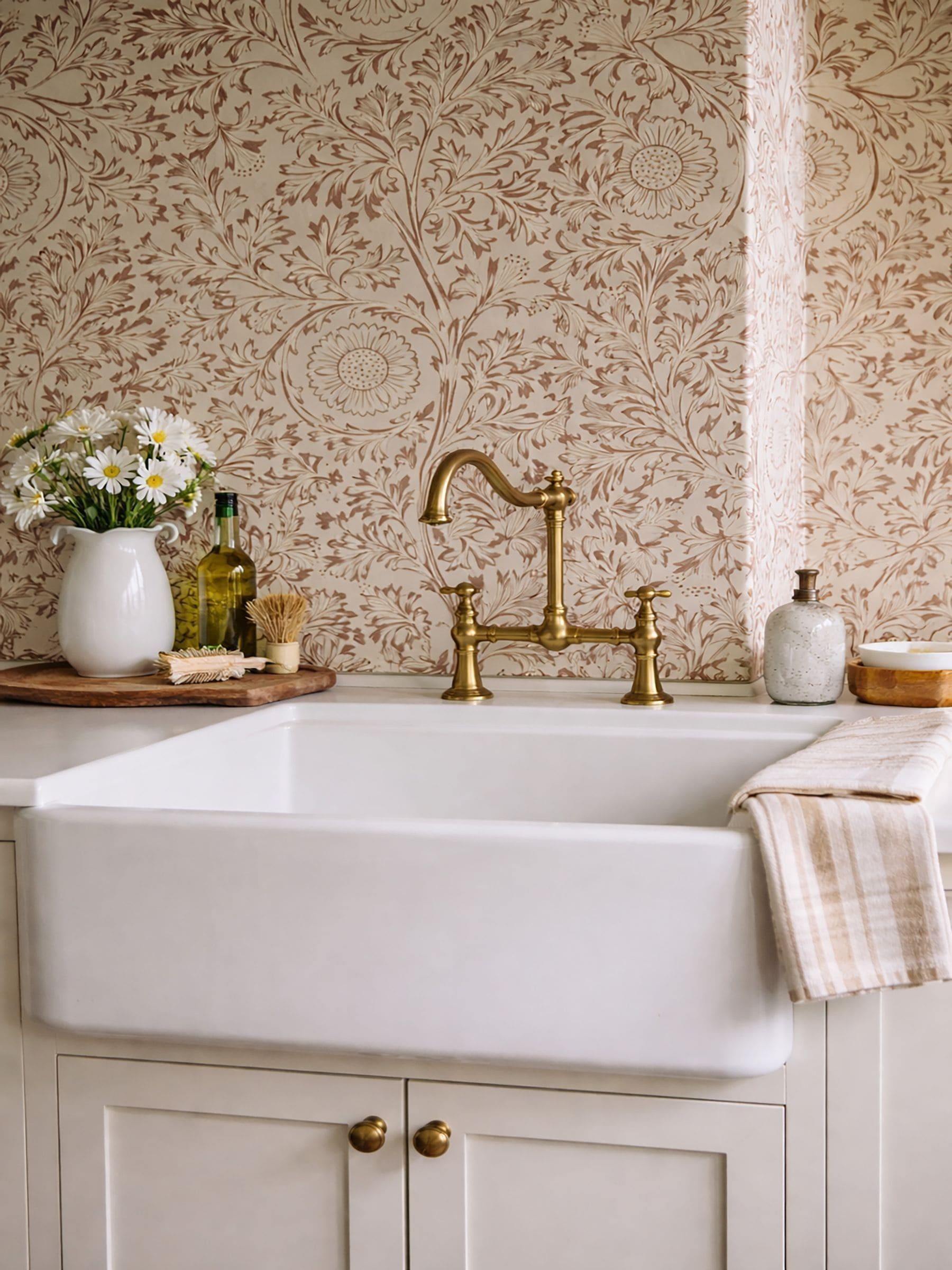 Morris & Co Chamomile wallpaper 10m roll, imported from the UK