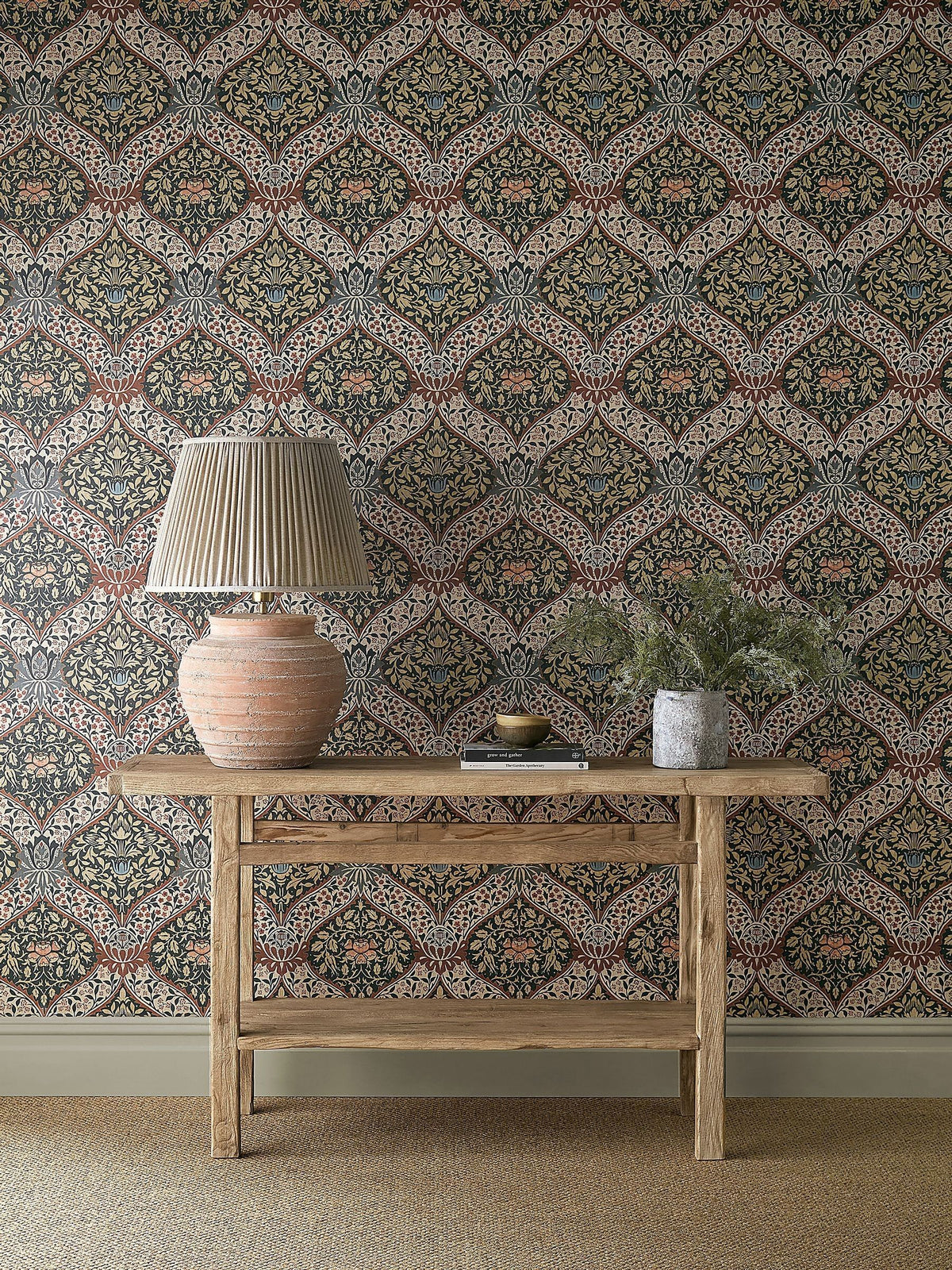 Morris & Co Norbury SlateMadder wallpaper 10M (British brand)