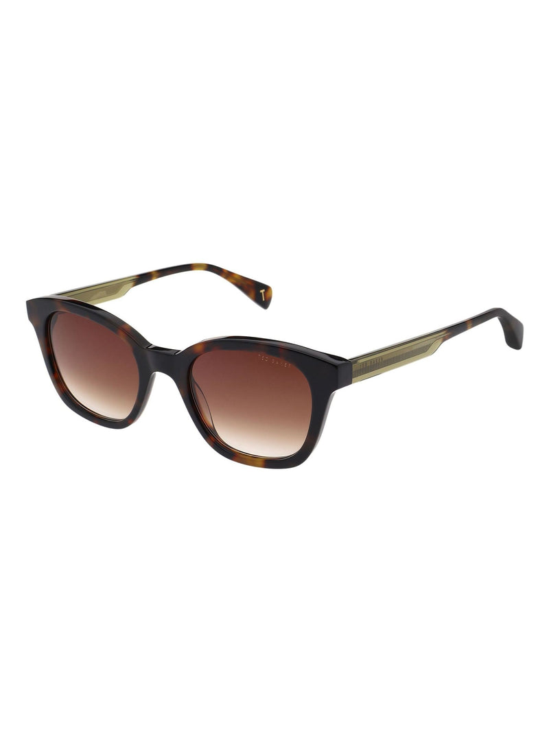 Ted Baker Brown Noah 1797 retro round sunglasses, UK version