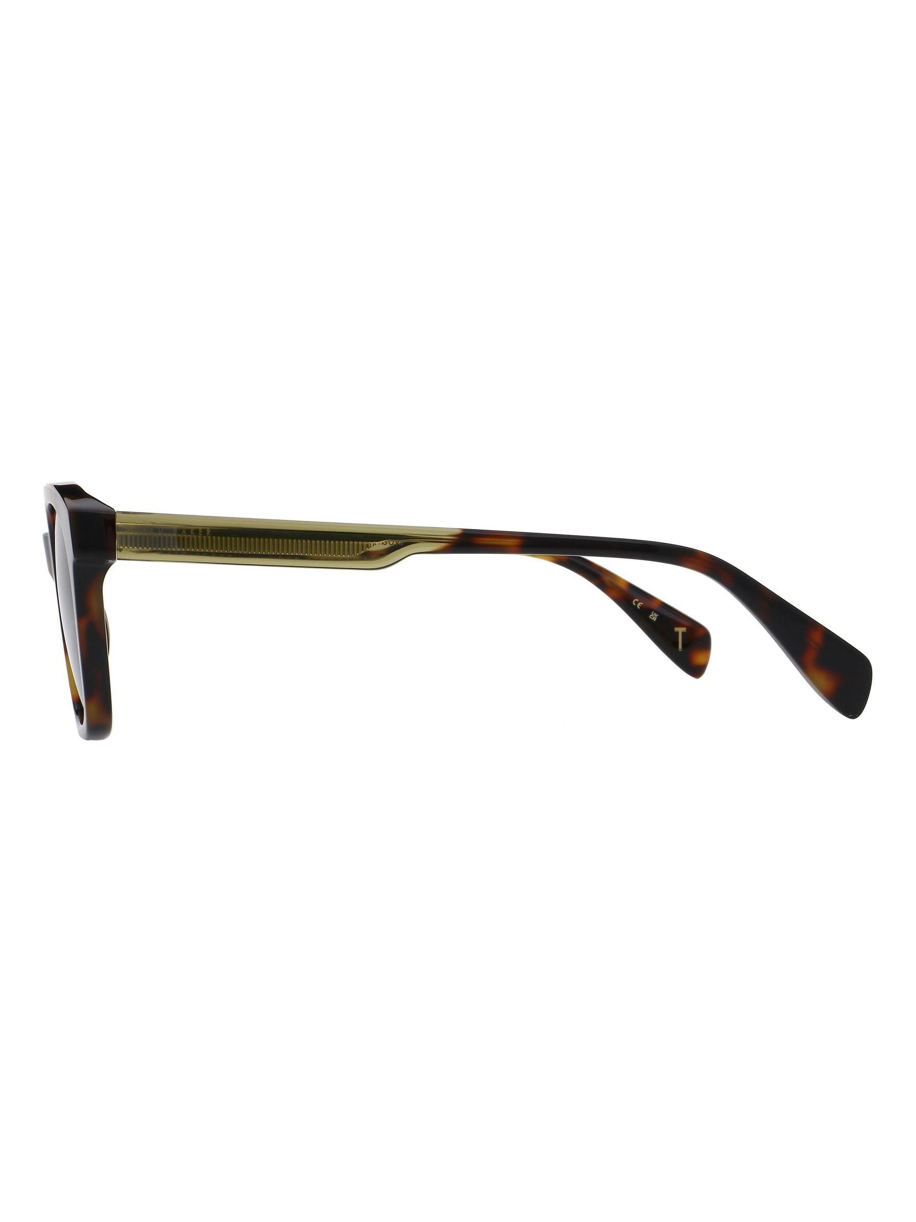 Ted Baker Brown Noah 1797 retro round sunglasses, UK version