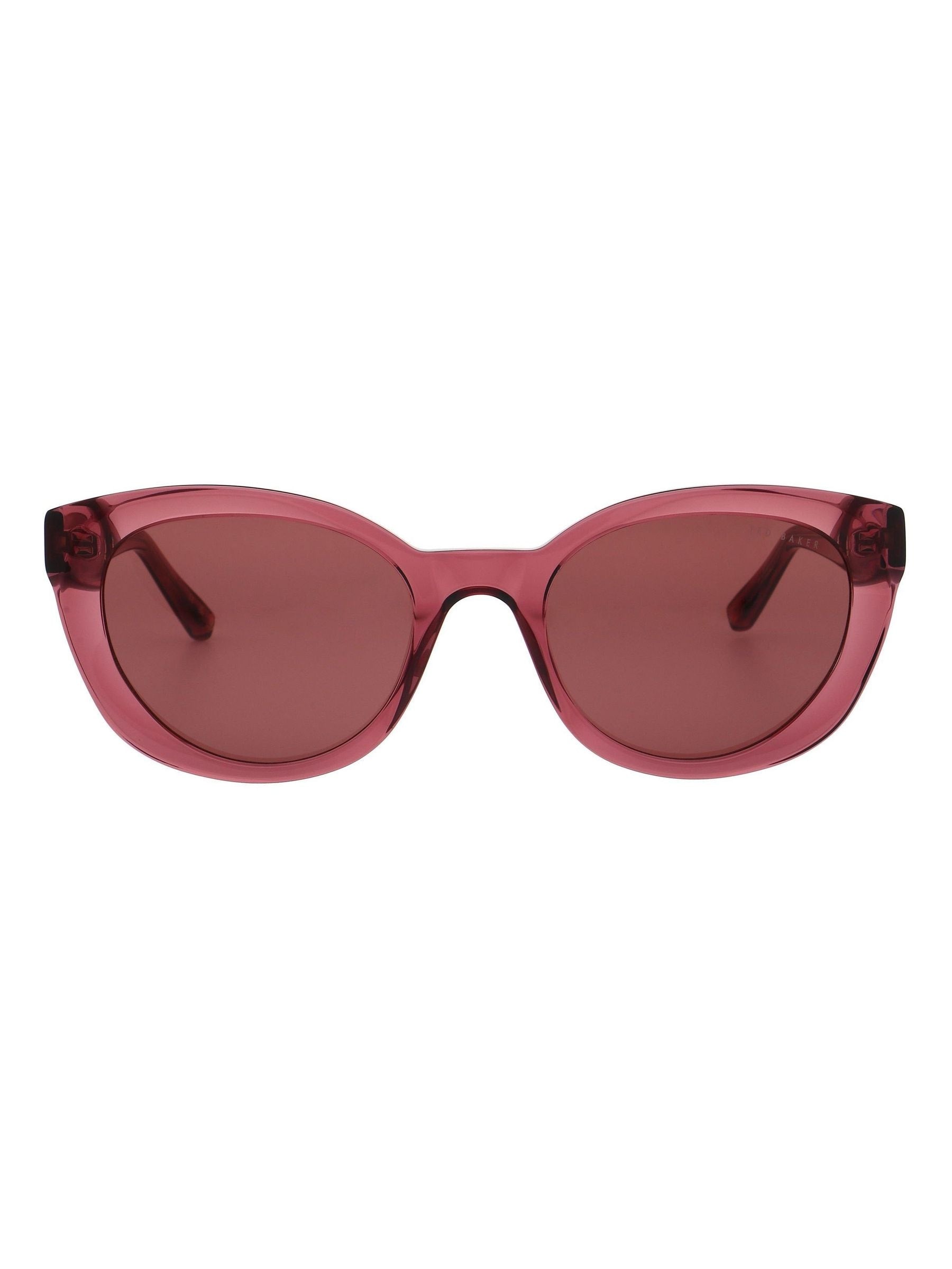 Ted Baker sunglasses Pink Daliah black oval, imported from the UK