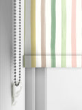 Bluebellgray Tetbury Watercolour Stripe roller blinds 510x480mm - British product