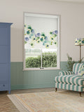 Bluebellgray floral print made to measure blinds, imported from the UK