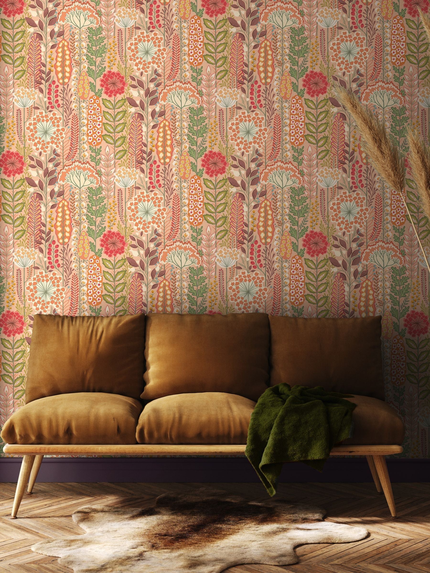Ohpopsi Pistachio Mix Seedheads Wallpaper 10m