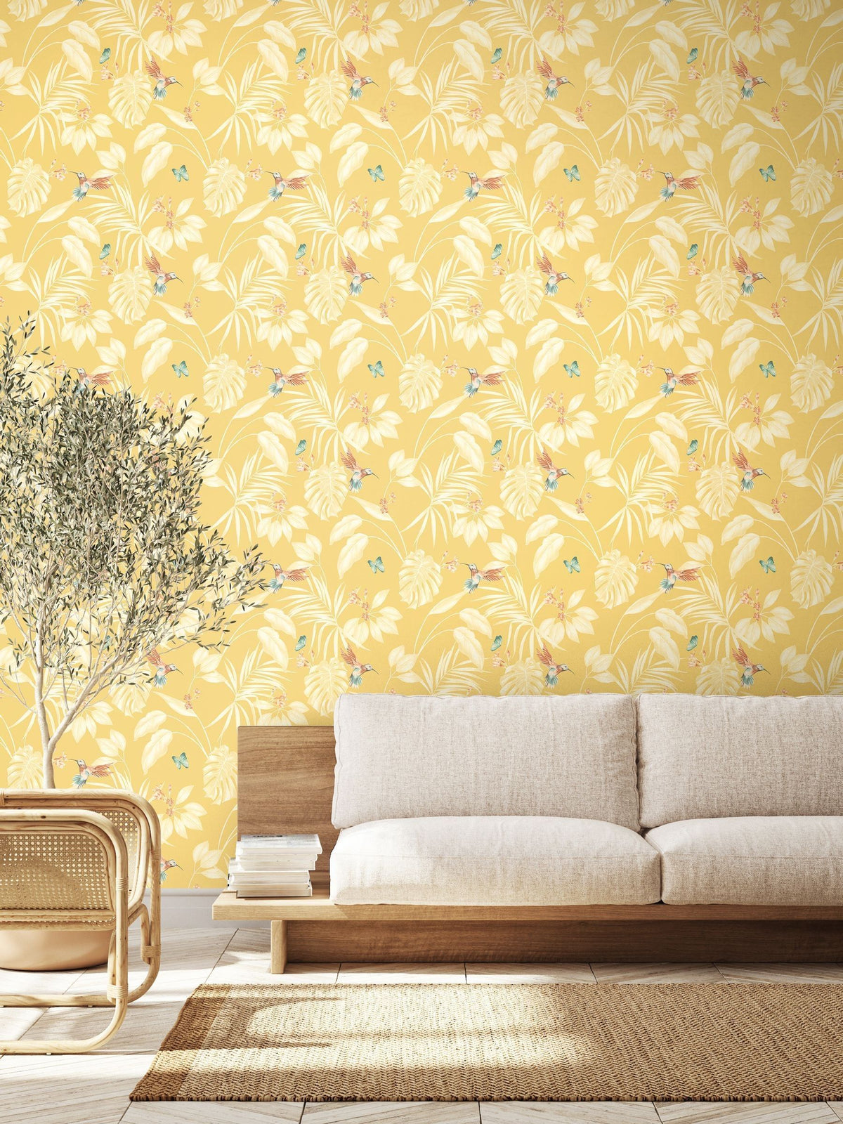 Ohpopsi Butter Hummingbird wallpaper 10M roll, UK version