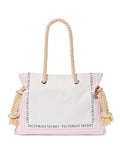 Victoria's Secret Pink Iconic Stripe tote bag with rope handles - British product