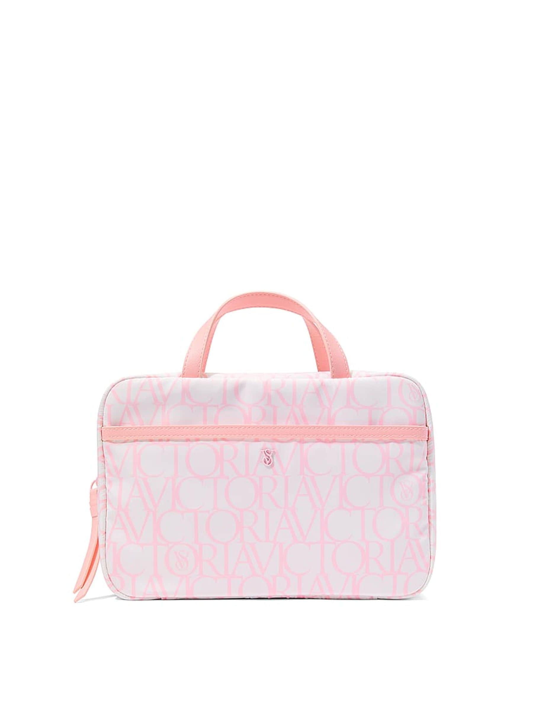 Victoria's Secret Pink Victoria Script travel case, imported from the UK
