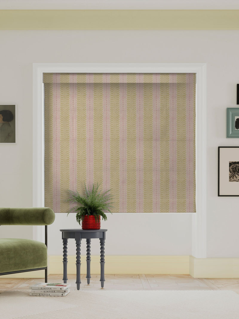 Land & Shore Fintra roman blind yellow - British product