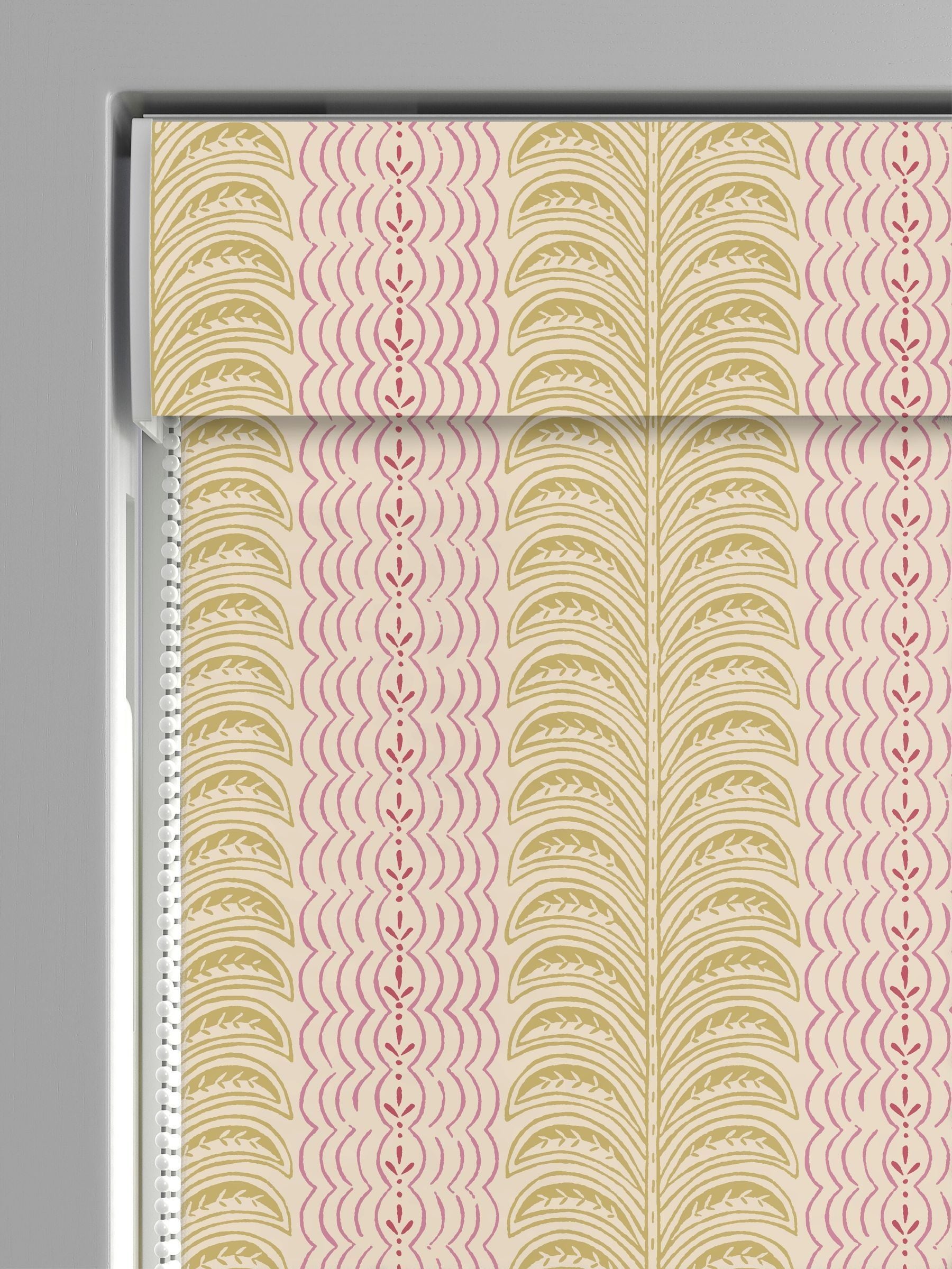 Land & Shore Fintra roman blind yellow - British product