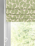 Land & Shore green oak leaf roman blind, UK version