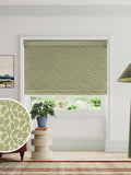 Land & Shore green oak leaf roman blind, UK version