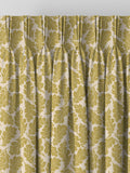Land & Shore oak leaf made to measure curtain yellow (British brand)