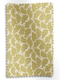 Land & Shore oak leaf made to measure curtain yellow (British brand)