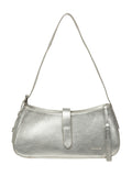 Pure Luxuries London Black Evangeline Leather Grab Bag