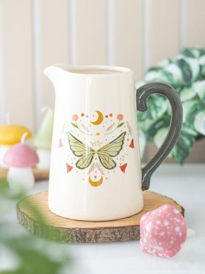 Next Something Different Cream Fairy Wing Ceramic Flower Jug- Buy online at McGrocer
